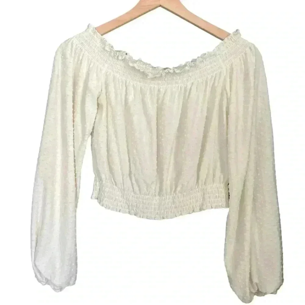 H&M Swiss Dot Blouse